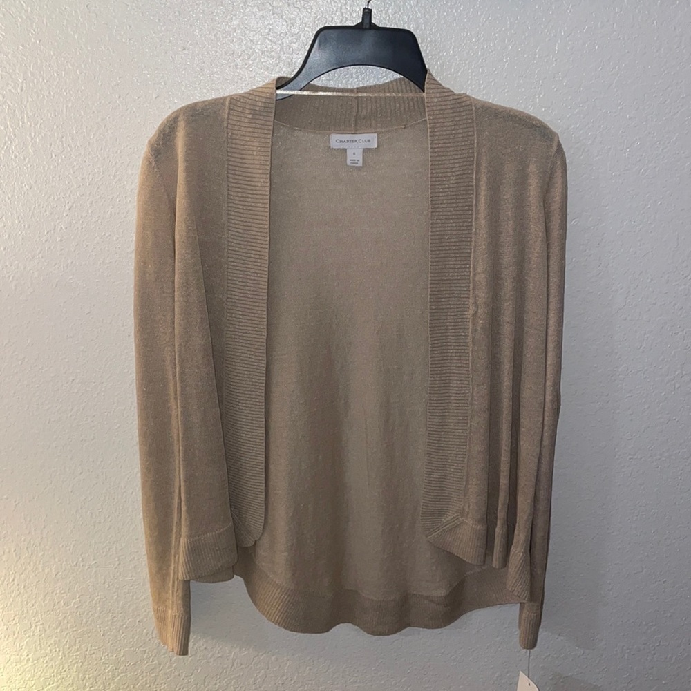 Tan/Cream cardigan